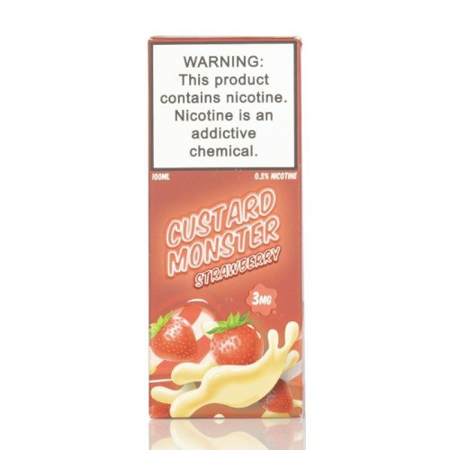 Jam Monster - Custard Monster Strawberry 100ML