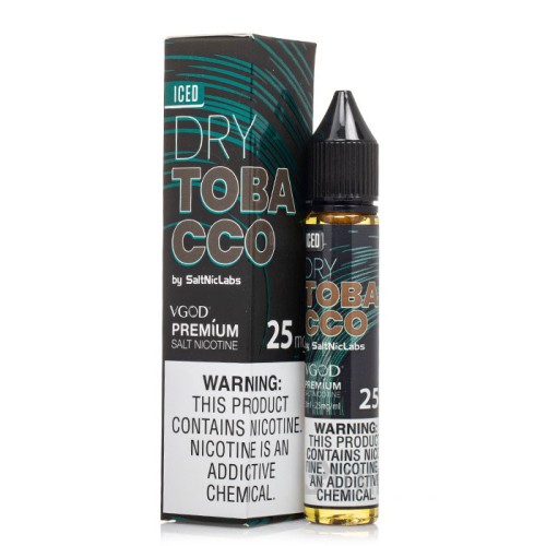 VGOD SaltNic - Dry Tobacco ICED Salt Likit (30ML)