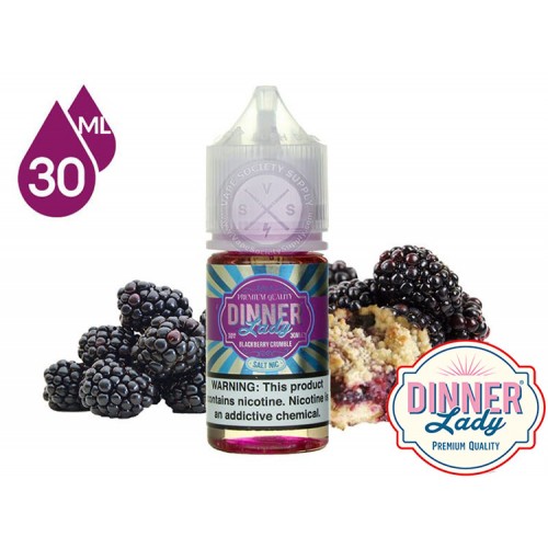 Dinner Lady - Blackberry Crumble Salt Likit (30ML)