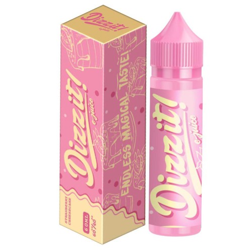 Dizzit E-Juice Strawberry Cheesecake Premium Likit (60ML)