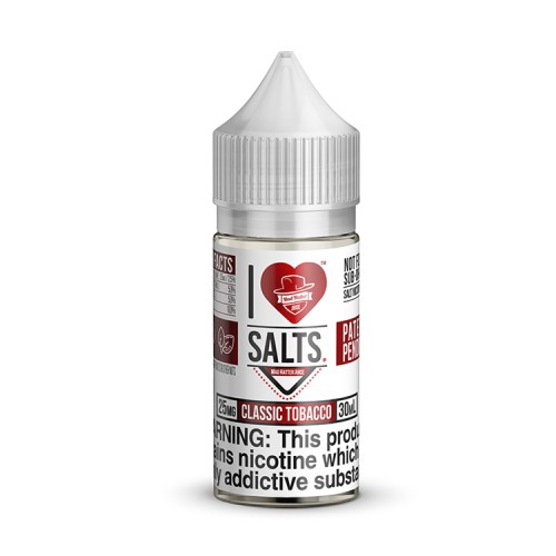 I Love Salts - Classic Tobacco (30ML) Salt Likit