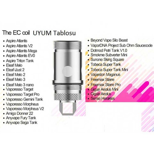 Eleaf EC İç Atomizer Başlığı (5 Adet)