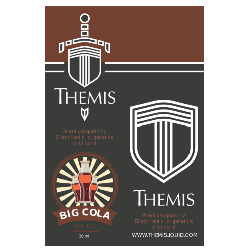 Themis Premium e-Liquid - Big Cola Bottle Elektronik Sigara Likiti (30 ml)