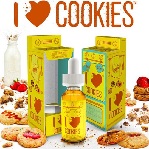 Mad Hatter - I Love Cookies Premium Elektronik Sigara Likiti (30 ml)